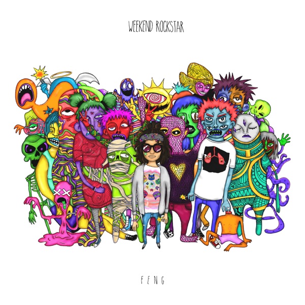 Cover artwork for Weekend Rockstar by Feng.